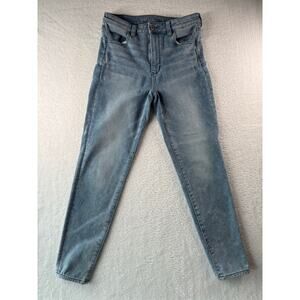 American Eagle Super High Rise Jegging Womens Size 8 Light Wash Skinny Jean